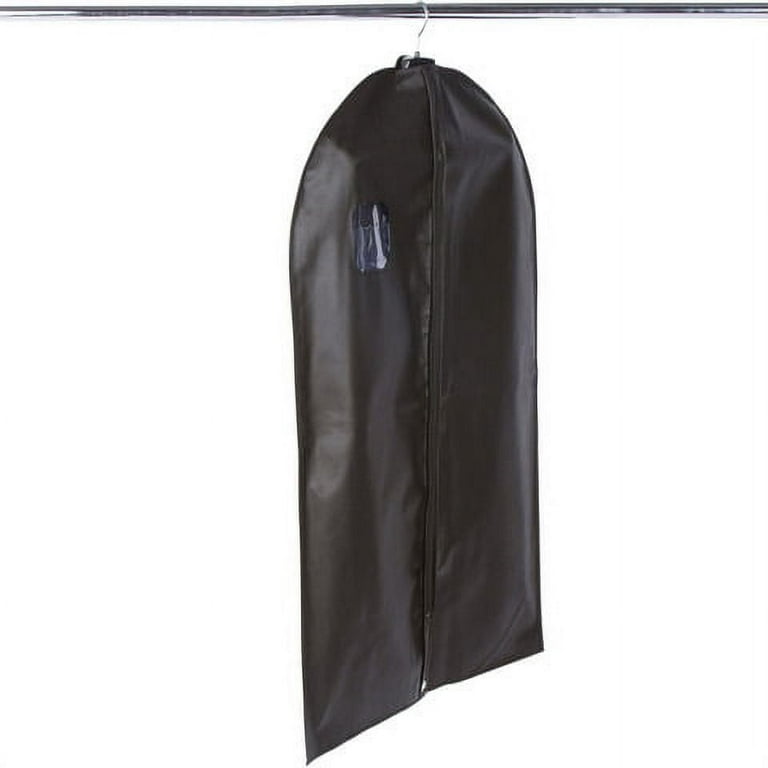 WeCoveR Garment Bag with Zipper, Clear Clothes Coats Cover Bags