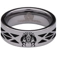 thumbnail image 2 of Kokopelli Tungsten Carbide Ring, 2 of 9
