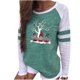 thumbnail image 2 of Pntutb - Camiseta holgada con estampado de moda para mujer, blusa de manga larga, cuello redondo, tops casuales Pntutb Pntutb-1720, 2 of 5