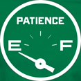 thumbnail image 3 of CafePress - Empty Patience Gauge Women's Classic T Shirt - Women's Traditional Fit Dark T-Shirt, 3 of 4