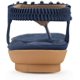 thumbnail image 2 of Sandalias de verano para mujer, chanclas informales cómodas, zapatos de playa, sandalias planas elásticas con correa en T para el tobillo para mujer Xemadio WMZL-899-24, 2 of 8