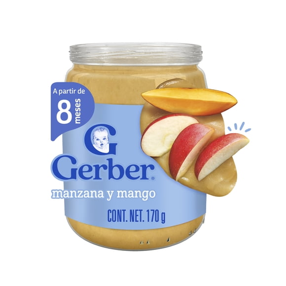 Alimento para lactantes Gerber cosecha natural manzana mango 170 g