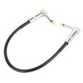 thumbnail image 1 of Guitar Patch Cable, Right Angle Plug Guitar Pedal Cord Professional 6.35mm  For Recording For Sound Device, 1 of 8