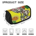 thumbnail image 2 of Plants Vs Zombies Big Capacity Pencil Case, Large Storage Pencil Pouch Pen Case Bag with Zipper, Pencil Case for Office Supplies, 2 of 8