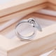 thumbnail image 3 of Anillo de Dedo de Mujer Qarigey Acero Inoxidable Plateado, 3 of 6
