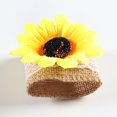 thumbnail image 2 of Boucle de Serviette de Tournesol en Lin pour la Récolte Automnale (1 Pack), 2 of 8
