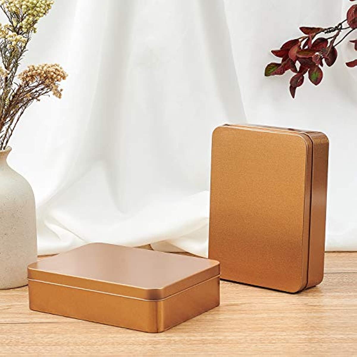 Packaging Tin Box Storage Box Square Small Tin Box Tinplate Box Jewelry Box  *