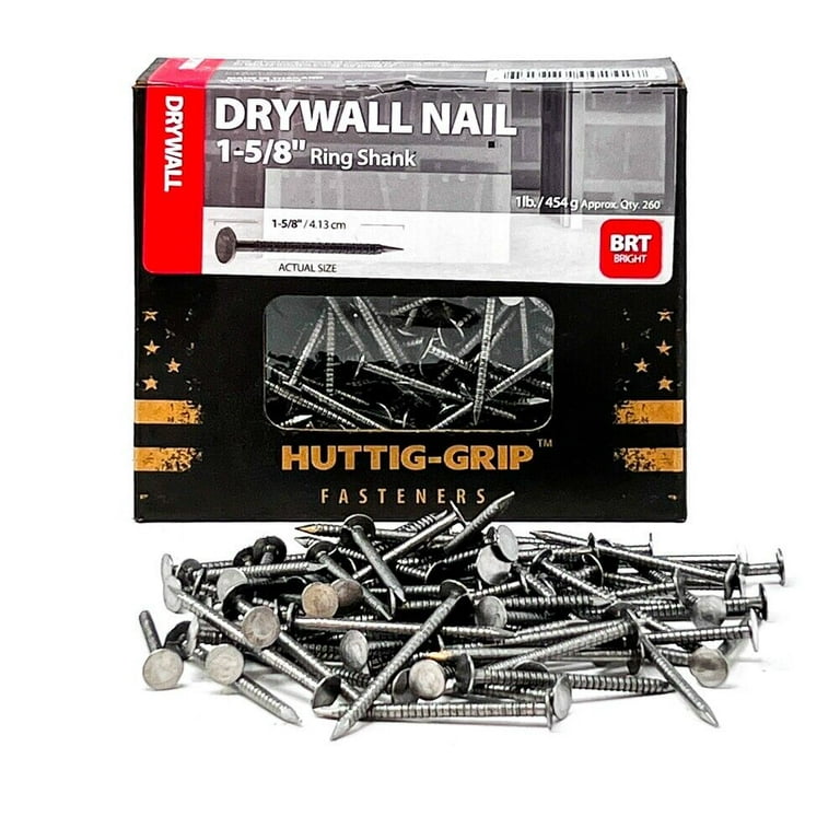 Ring shank finish nails clearance