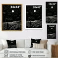 thumbnail image 4 of Designart "Mystical Mountain Planets Fantasy III" Fashion Canvas Wall Art - Glam Black Fantasy Hallway Wall Art Decor, 4 of 6