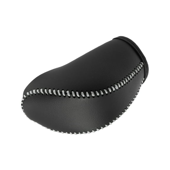 Gear Shifting Knob Cover Automatic Transmission Lever Trim for Nissan Sentra 2013 PU Leather Black White
