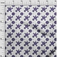 thumbnail image 3 of oneOone Georgette Viscose Violet Fabric Medical Sewing Material Print Fabric By The Yard 42 Inch Wide, 3 of 4