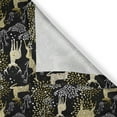 thumbnail image 6 of Ambesonne Christmas Valance & Curtain, Oriental Deer, 55"x45", Yellow White Black, 6 of 6