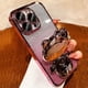 thumbnail image 5 of Funda con soporte de espejo de maquillaje de Hello Kitty Chapado en 3D para iPhone 15 14 13 12 Mini 11 Pro Max XR XS MAX X 8 7 6 6S PIus SE 2020, 5 of 5