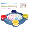 thumbnail image 4 of Juego de pesca eléctrico con tablero giratorio de 360 grados, juguetes educativos de pesca para niños, azul, 4 of 14