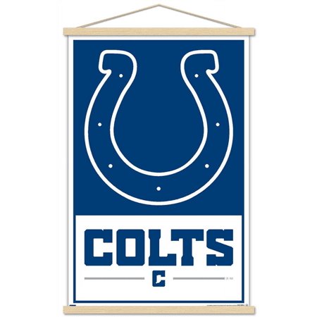 NFL Indianapolis Colts – Logo 21 Wall Poster with Magnetic Frame 22.375 x 34