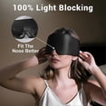 thumbnail image 4 of 2025 Latest Model 100% 22 Momme Mulberry Silk Sleep Mask - Full Silk Filled, 4 of 5