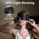 thumbnail image 4 of 2025 Latest Model 100% 22 Momme Mulberry Silk Sleep Mask - Full Silk Filled, 4 of 5