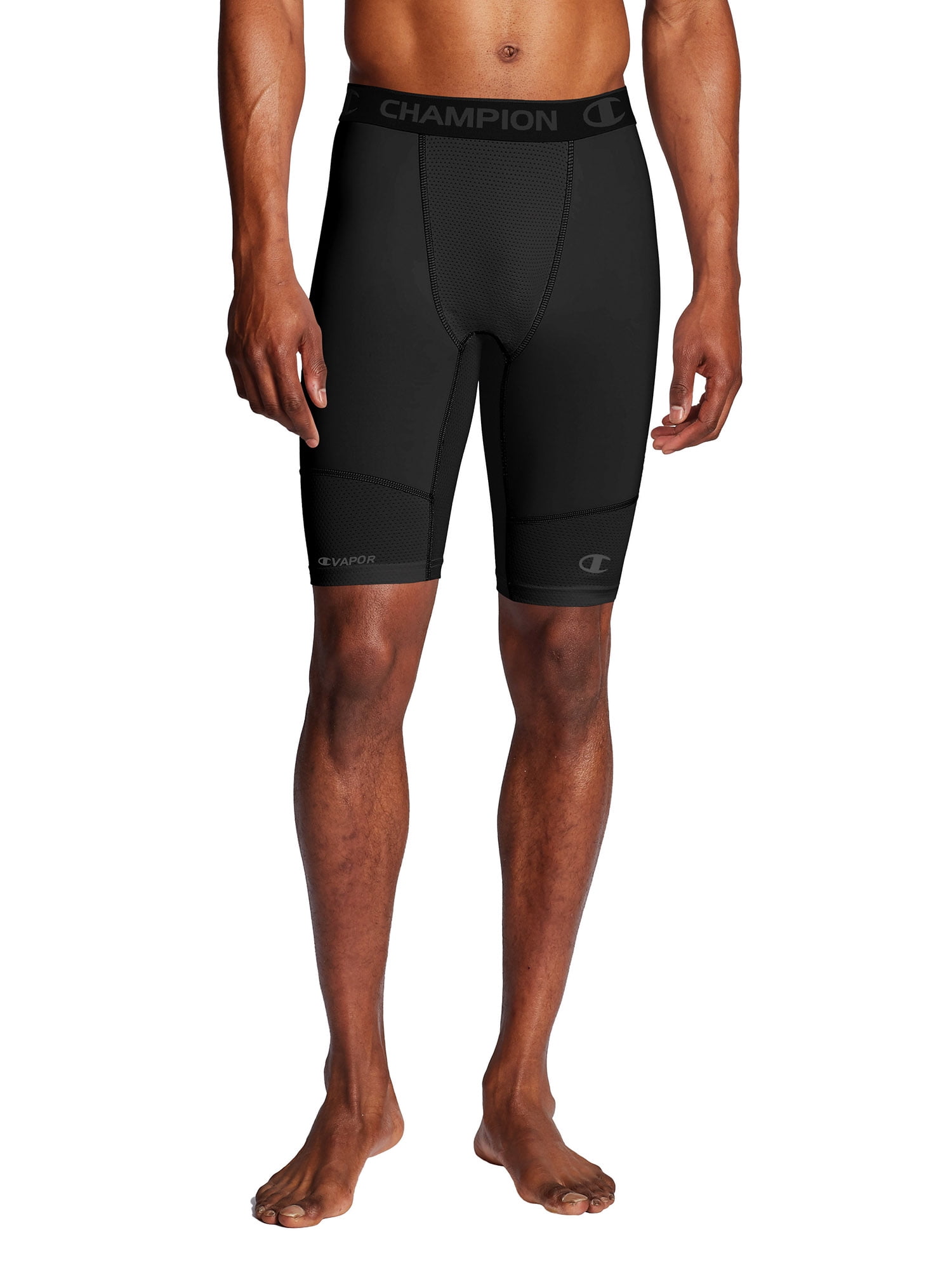 champion men's powerflex compression short 9 inch