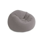 Intex Beanless Bag, Inflatable Chair, Gray, 42 x 41 x 27 inches (Pump Not Included)