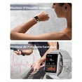 thumbnail image 3 of Reloj inteligente GRV para iOS y Android con llamadas IP68 gris, 3 of 8