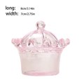 thumbnail image 1 of maskred 12pack/lot Crown Fillable Party Favor Boxes For Candies Compact And Lightweight Decorative Pink+12pcs, 1 of 6