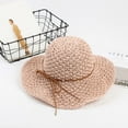 thumbnail image 2 of Jalioing Women's Summer Beach Hat Wide Brim UV Protection Straw Hat Foldable Packable Vacation Outdoor Hat, 2 of 3