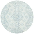 thumbnail image 4 of SAFAVIEH Micro-Loop Margaret Geometric Striped Area Rug, Ivory/Blue, 5' x 8', 4 of 10