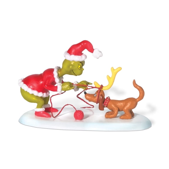 Department 56 Grinch Village All I Need Is A Reindeer Christmas Accessory Figurine, Multicolor 2.1in H