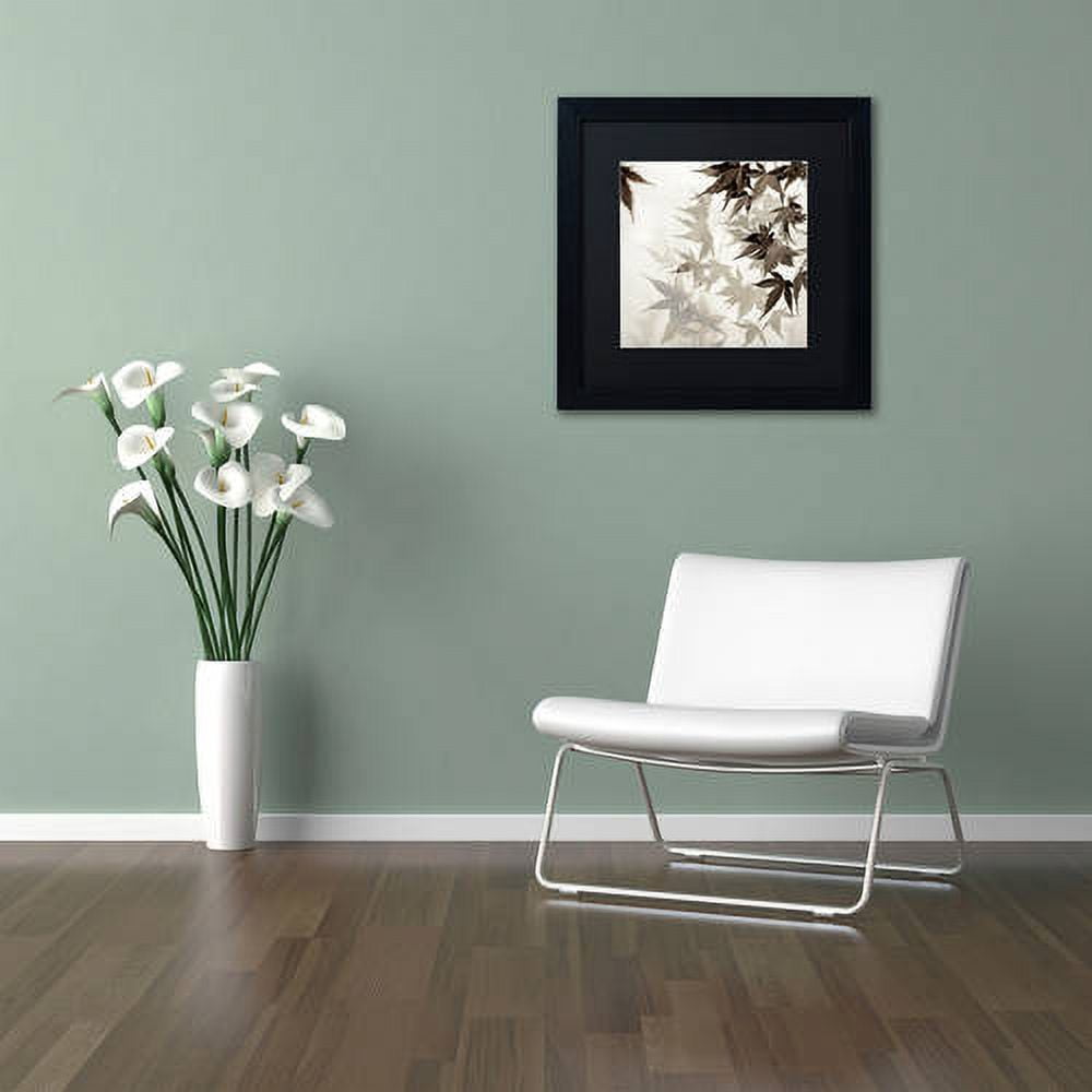 Trademark Fine Art "Florison 57" Canvas Art by Alan Blaustein, Black Matte, Black Frame