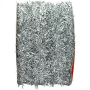 Holiday Time Tinsel, Silver, 9'