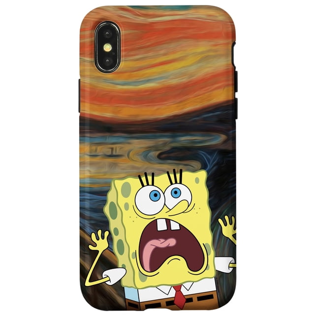 Funda para iPhone X/XS SPONGEBOB SQUAREPANTS Scream