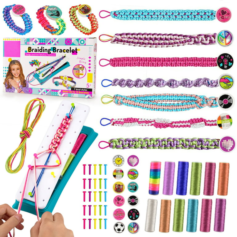 Friendship Bracelet Making Kit For 8-12 Year Old Girls, Arts And Crafts For  Kids - Best Gift