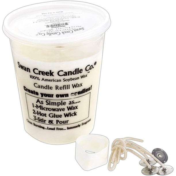 Swan Creek Scented Candle Refill Wax (Hazelnut)