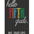 thumbnail image 4 of Colorful Theme Classroom Banner Hello Fifth Grade Educational for School Decoration Student Welcome, 4 of 8