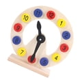 thumbnail image 4 of IFANLANDOR 1 Set Wooden Clock Toy Multi-colored Finger Counting Math Montessori Toys for Early Learning, 4 of 8