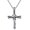 Skull, variant on SUETOR Flame Cross Necklace for Men Silver Plated Stainless Steel Inspirational “I Can Do All Things” Pendant Christian Faith Jewelry Gift Hypoallergenic