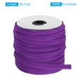 thumbnail image 2 of Uxcell Piping Cord Trim 65 Yards 1/2 Inch Piping Tape for Sewing,DIY Crafting Fabric Edge Trim Purple, 2 of 5