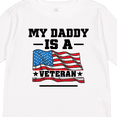 thumbnail image 4 of Inktastic My Daddy is a Veteran Boys or Girls Long Sleeve Toddler T-Shirt, 4 of 5