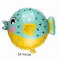 thumbnail image 4 of Rl Ocean World Theme Decoration Sea Animal Foil Balloons Birthday Pa-color:10pc Letax B, 4 of 4