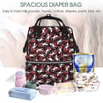 thumbnail image 5 of Fuzoiu Salamander Print Diaper Bag Backpack,Baby Essentials Travel Tote,Multi function Waterproof Diaper Bag, Travel Essentials Baby Bag - Unisex, 5 of 6