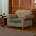 thumbnail image 4 of Subrtex Textured Grid Stretchy Washable Sofa Seat Cushion Cover Armchair Loveseat Sofa Protector （Olive Drab, Chair）, 4 of 7