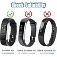thumbnail image 3 of LAICAIW ID115Plus HR Replacement Bands Adjustable Silicone Sport Wrist Strap Replacement Band for Smart Bracelet Fitness Tracker, 3 of 7