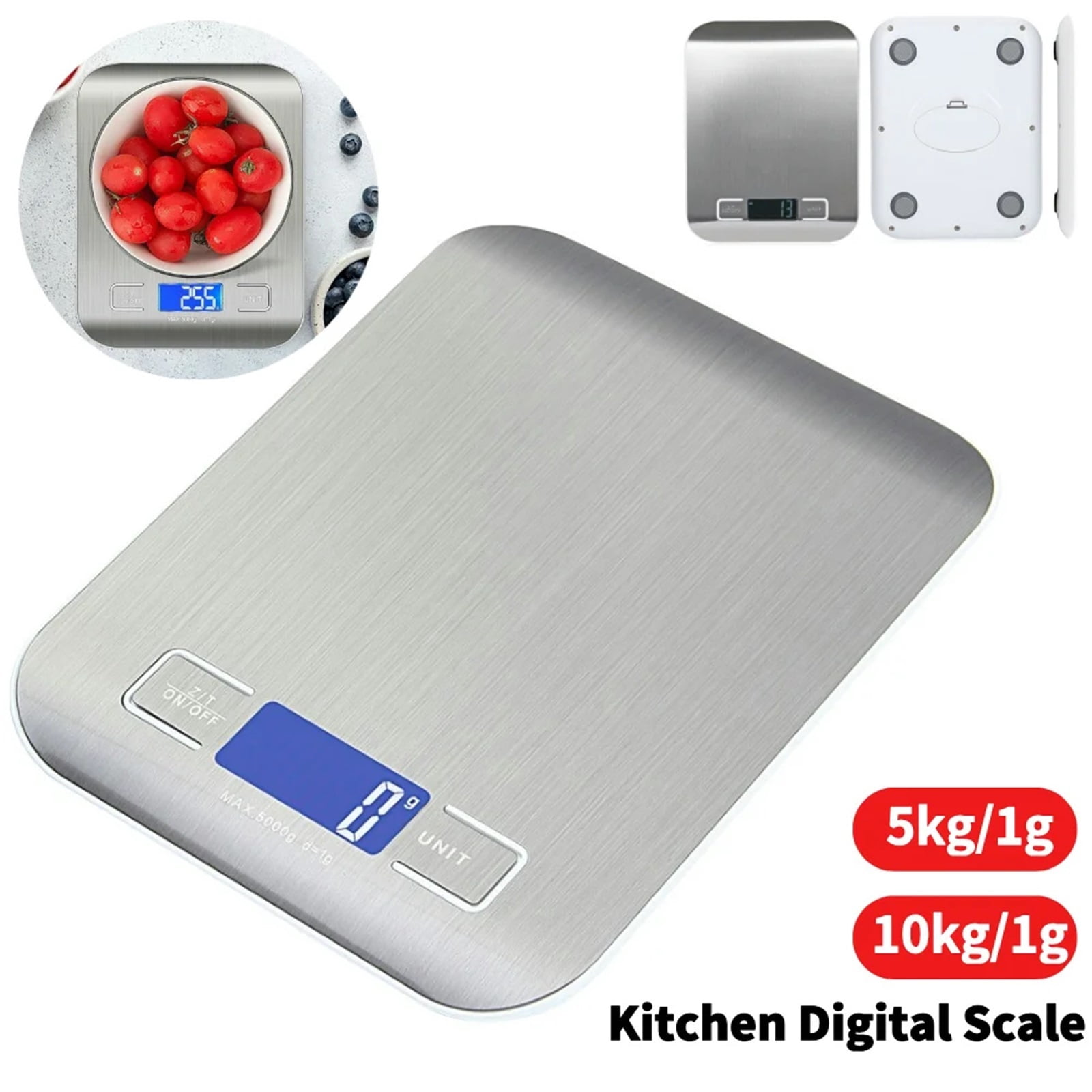 Kitchen Digital Scale Stainless Steel Mini Precision Weight Scale 0.1g Portable Weights Scale Cooking Baking Measuring Tools