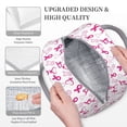 thumbnail image 3 of Easygdp Breast Cancer Awareness4 Bolsa de Almuerzo Insulada Grande, Forro de Aluminio, Diseño Espacioso, a Prueba de Fugas, Ideal para Trabajo, Picnics, Viajes y Actividades al Aire Libre, 3 of 6