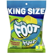 Fruit by the Foot Raspberry Lemonade & Blue Raspberry King Size Rolls 2 Pack