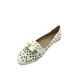 thumbnail image 3 of Victoria K Women's Snake Skin Texture Gold Chain Buckle Ballerina Flats, 3 of 5