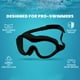 thumbnail image 4 of Gafas de natación de montura grande para adultos, impermeables, con lentes de PC antivaho y sello suave, ajuste cómodo para natación, entrenamiento y uso recreativo. Incluye estuche, 4 of 8