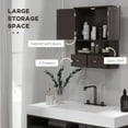 thumbnail image 4 of kleankin Medicine Cabinet Over Toilet Storage Cabinet with Drawers, 4 of 10