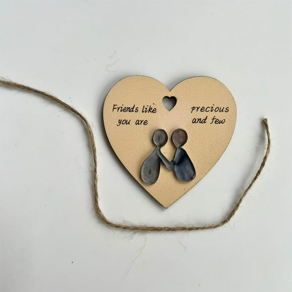 RKSTN Love Charms Wooden Three-Dimensional 3D Heart-Shaped Thanksgiving Gift H Home Decor
