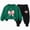 Dark Green, variant on zuwimk Toddler Baby Girl Clothes Fall Outfits Long Sleeves Sweatshirt Tops Pants Set(Yellow,7-8 Years)